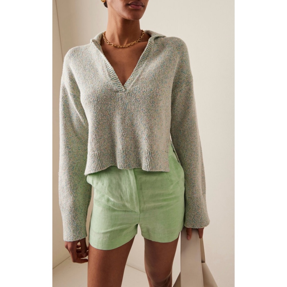 Matthew Bruch
Sailor Melange-Knit Cotton-Linen Sweater